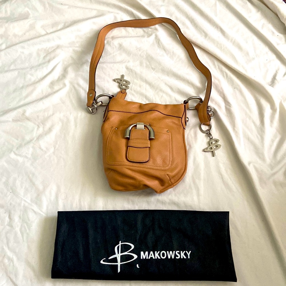 B. Makowsky Shoulder Bag Real Leather!